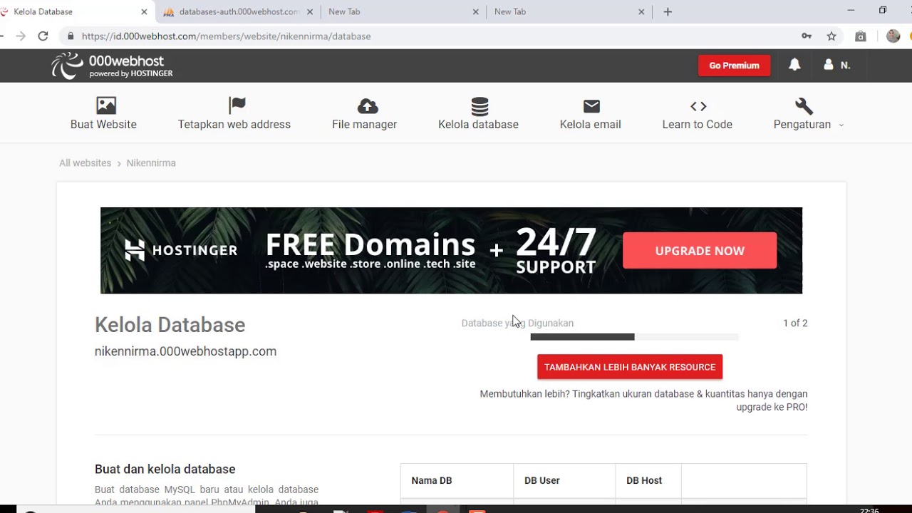 Cara Hosting Website Gratis - YouTube