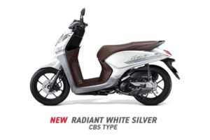 Honda Genio CBS 2021 Radiant White Silver Majalengka