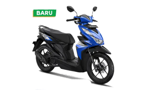 Honda beAT CBS Techno Blue Black