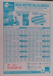 Brosur Resmi Honda Majalengka 2025 - 2